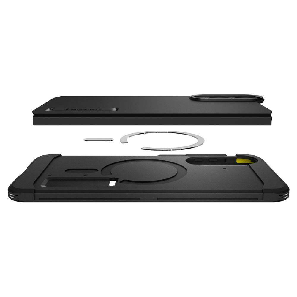 Θήκη MagSafe για Samsung Galaxy S25 Edge S937, Spigen, Tough Armor, Μαύρη ACS09422