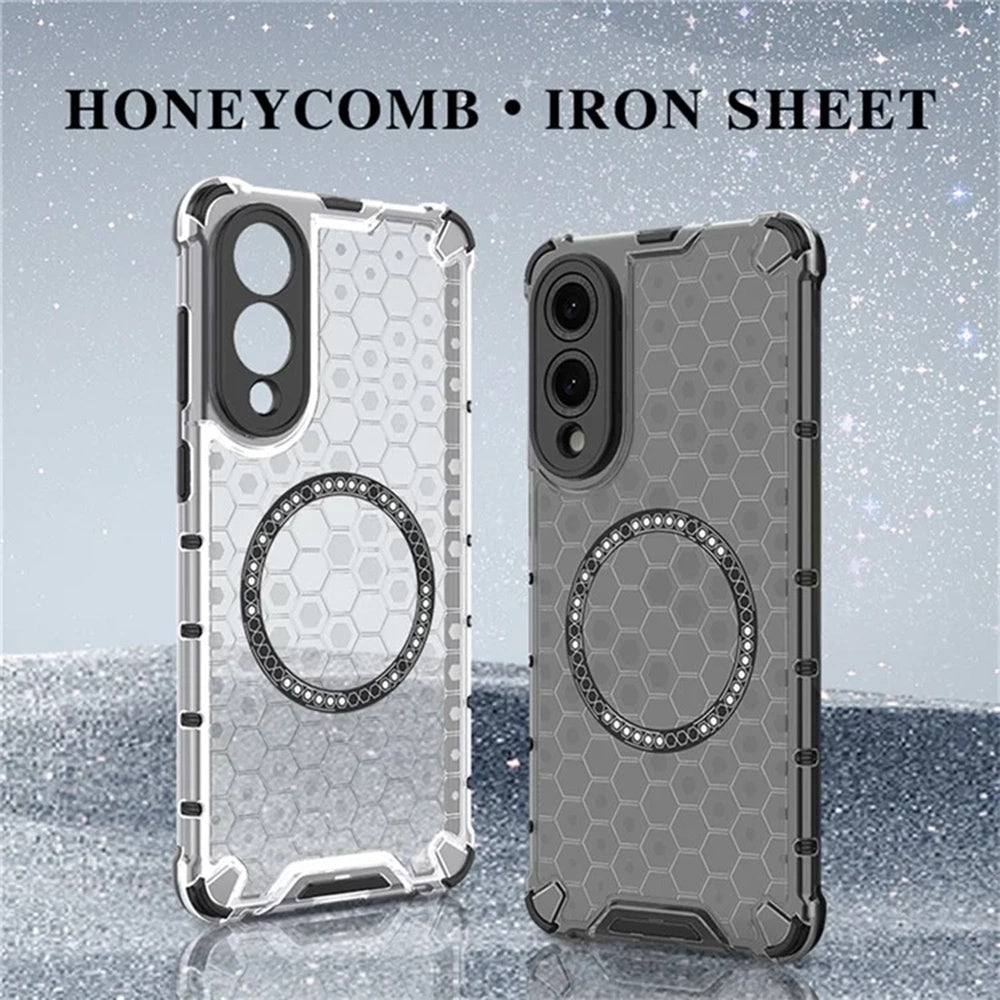 Θήκη MagSafe για Samsung Galaxy S25 Edge S937, Techsuit, HoneyComb Shield, Μαύρο