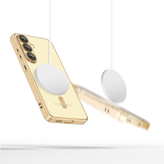 Θήκη MagSafe για Samsung Galaxy S25 Edge S937, Techsuit, Luxury Crystal, Μαύρη