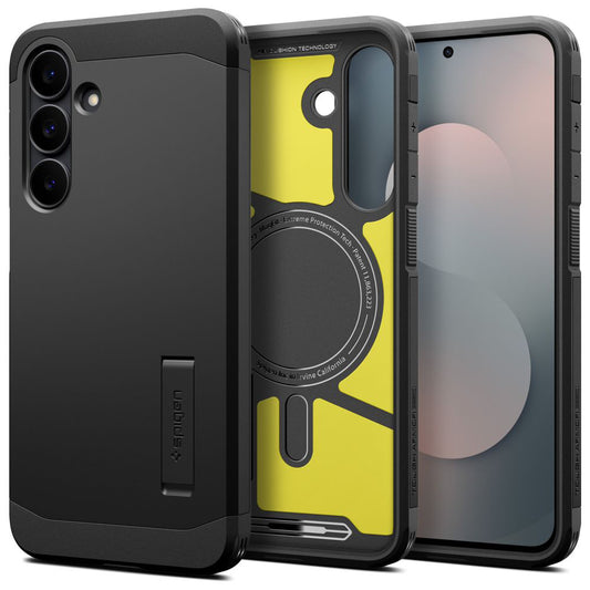 Θήκη MagSafe για Samsung Galaxy S25 FE, Spigen, Tough Armor, Μαύρη
