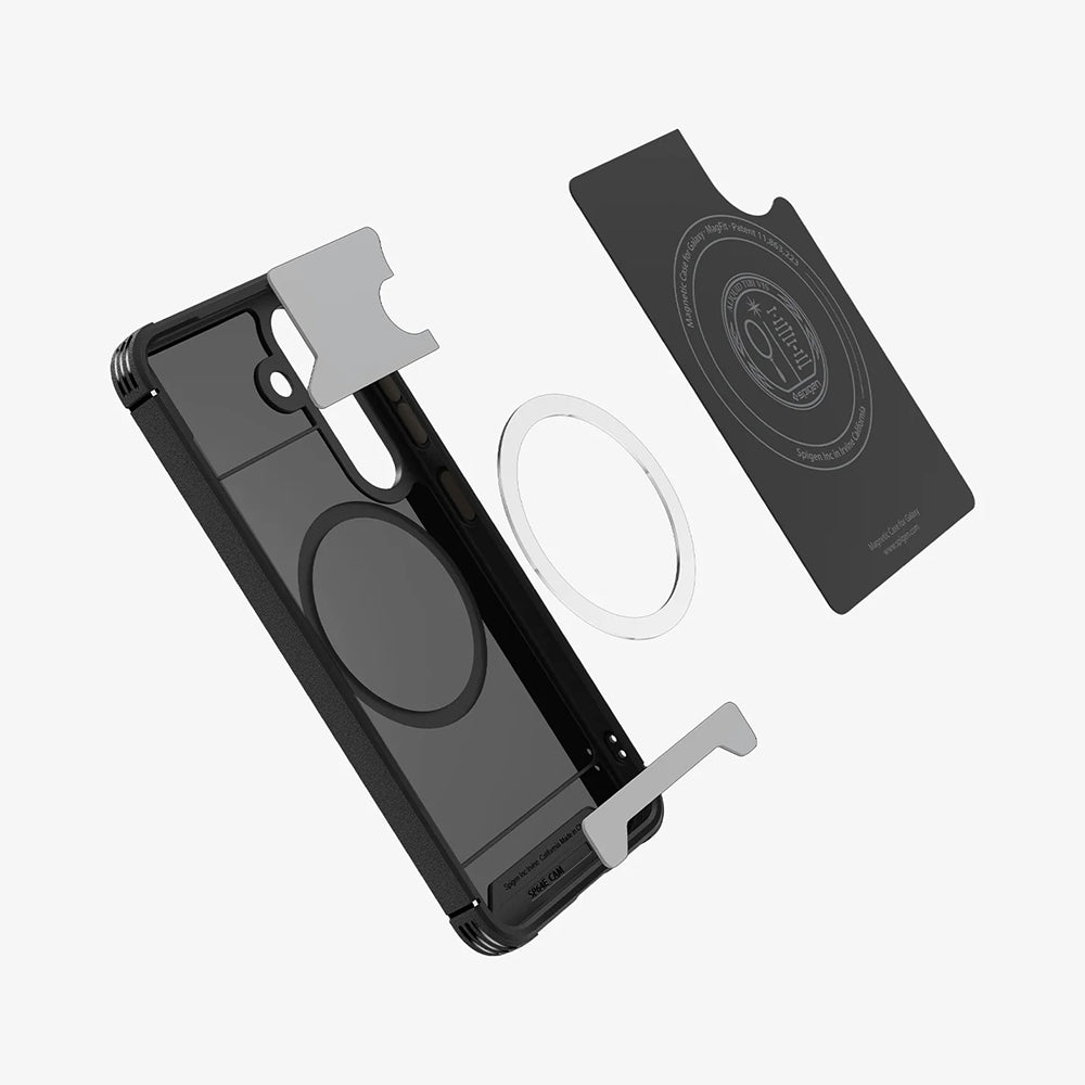 Θήκη MagSafe για Samsung Galaxy S25 S931, Spigen, Core Armor, Ματ Μαύρη