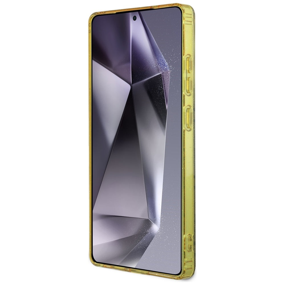 Θήκη MagSafe για Samsung Galaxy S25 Ultra S938, Guess, IML Glitter 4G Circle Triangle, Καφέ