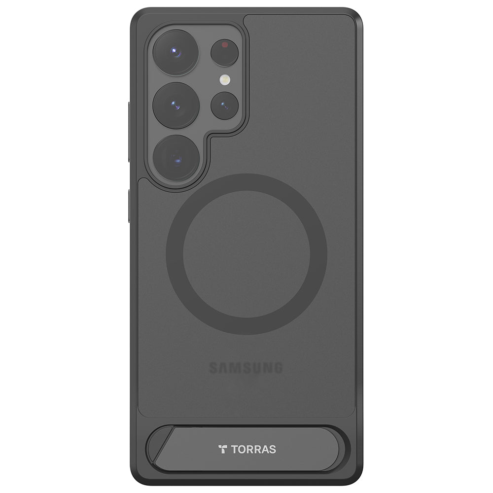 Θήκη MagSafe για Samsung Galaxy S25 Ultra S938, Torras, Pstand, Μαύρο