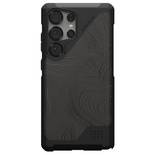 Θήκη MagSafe για Samsung Galaxy S25 Ultra S938, Urban Armor Gear, Metropolis LT Topography, Μαύρο