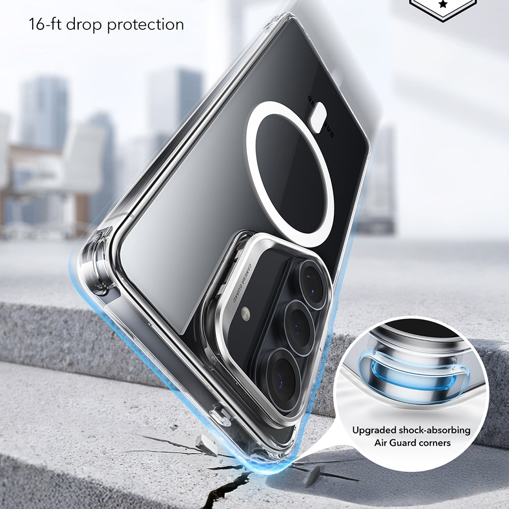 Θήκη MagSafe για Samsung Galaxy S26 S942, ESR, Classic Hybrid Kickstand, Διάφανη