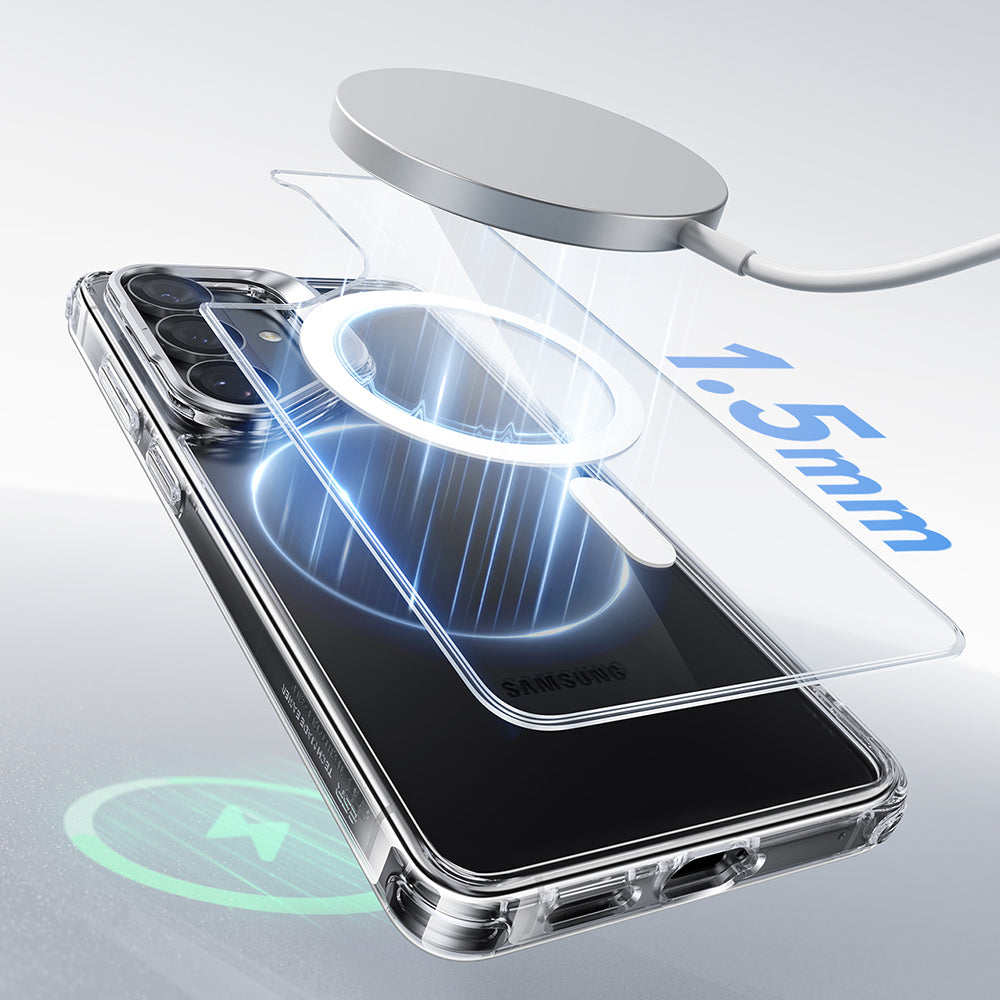 Θήκη MagSafe για Samsung Galaxy S26 S942, ESR, Classic Hybrid Kickstand, Διάφανη
