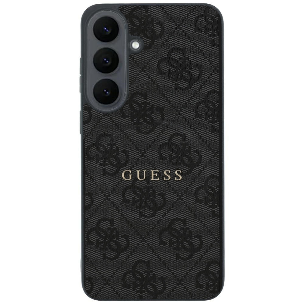 Θήκη MagSafe για Samsung Galaxy S26 FE S741, Guess, 4G Embossed Ring Classic Logo, Μαύρη