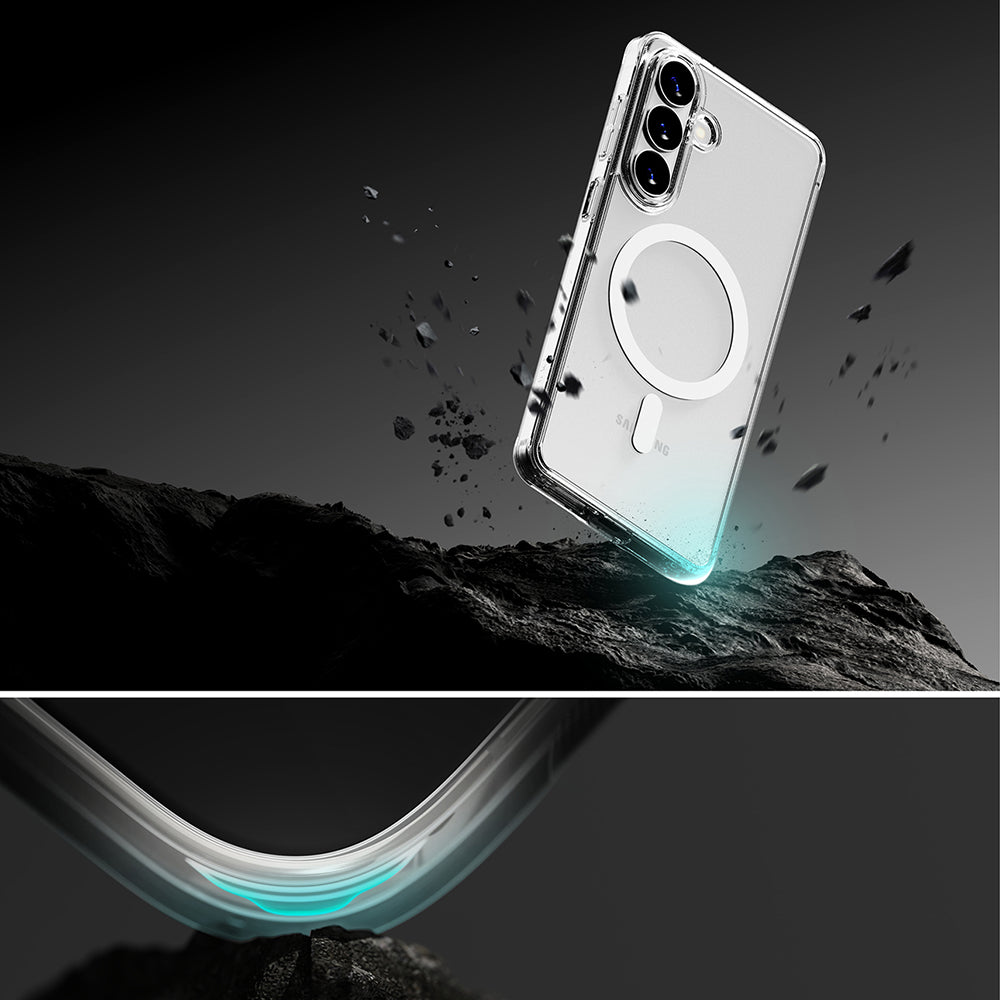 Θήκη MagSafe για Samsung Galaxy S26 Plus S947, Ringke, Fusion, Διάφανη