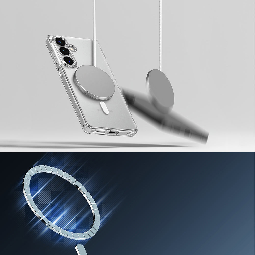 Θήκη MagSafe για Samsung Galaxy S26 Plus S947, Ringke, Fusion, Διάφανη