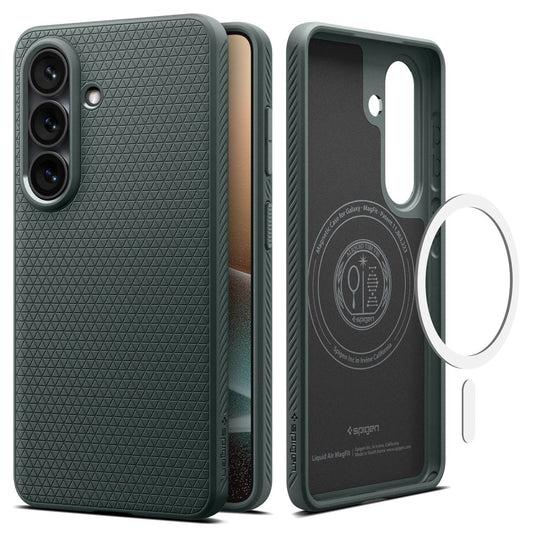 Θήκη MagSafe για Samsung Galaxy S26 Plus S947, Spigen, Liquid Air, Πράσινο ACS10706