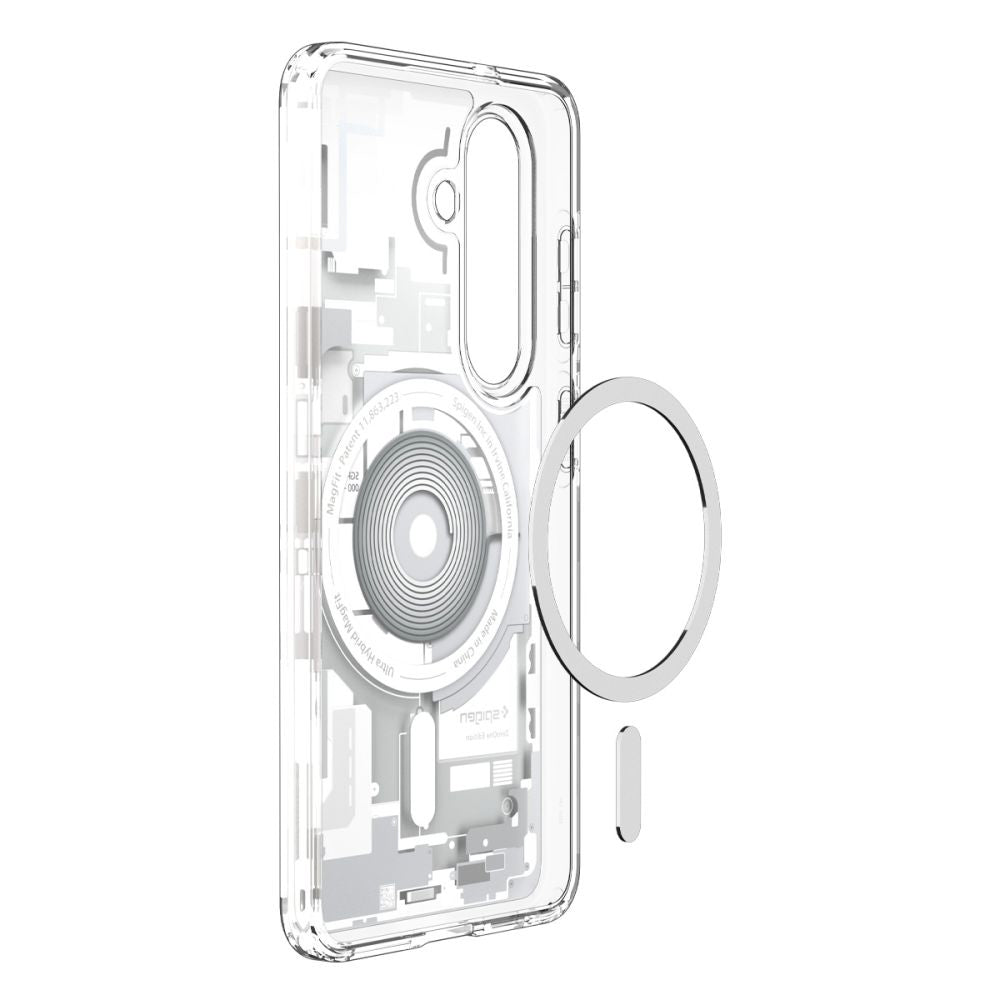 Θήκη MagSafe για Samsung Galaxy S26 Plus S947, Spigen, Ultra Hybrid Zero One, Λευκή ACS10712