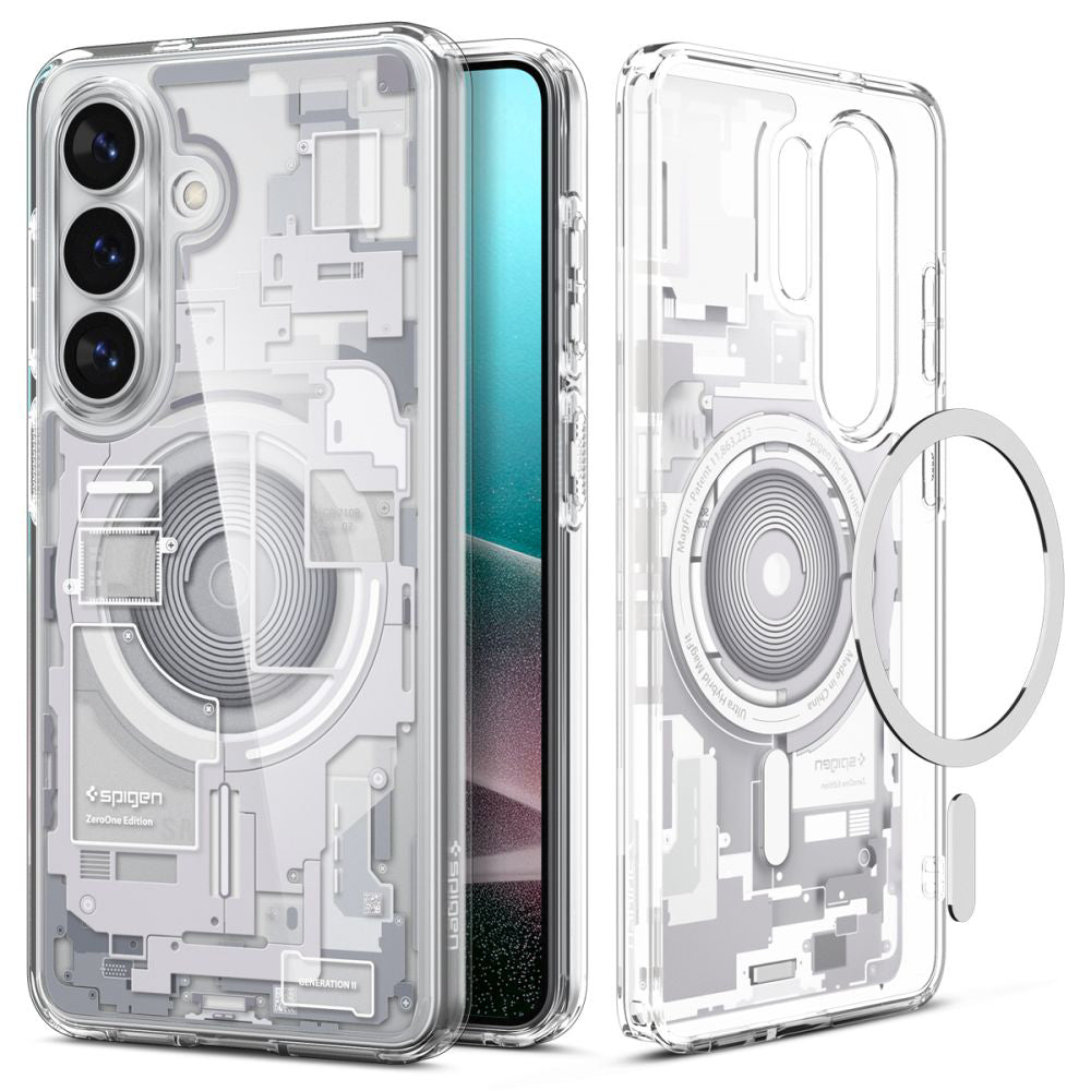 Θήκη MagSafe για Samsung Galaxy S26 Plus S947, Spigen, Ultra Hybrid Zero One, Λευκή ACS10712