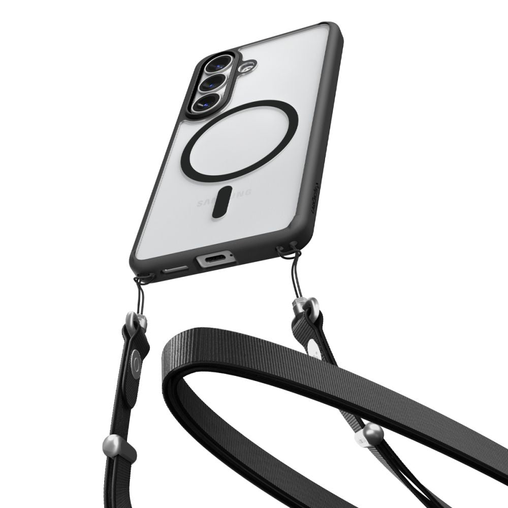 Θήκη MagSafe για Samsung Galaxy S26 Plus S947, Spigen, Ultra Hybrid, Ματ Μαύρη ACS10710