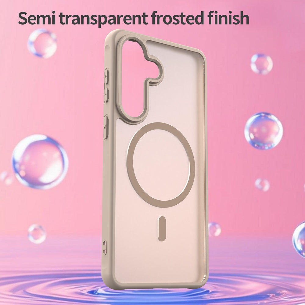 Θήκη MagSafe για Samsung Galaxy S26 Plus S947, Techsuit, HaloFrost II, Χρυσή