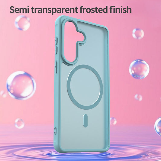 Θήκη MagSafe για Samsung Galaxy S26 Plus, Techsuit, HaloFrost II, Ανοιχτό Πράσινο