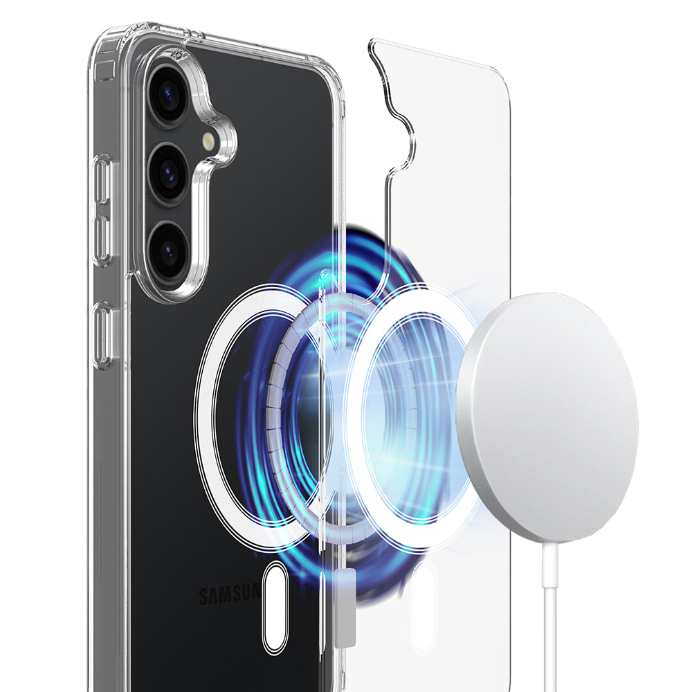 MagSafe Case for Samsung Galaxy S26 Plus S947, Techsuit, Pro, Transparent