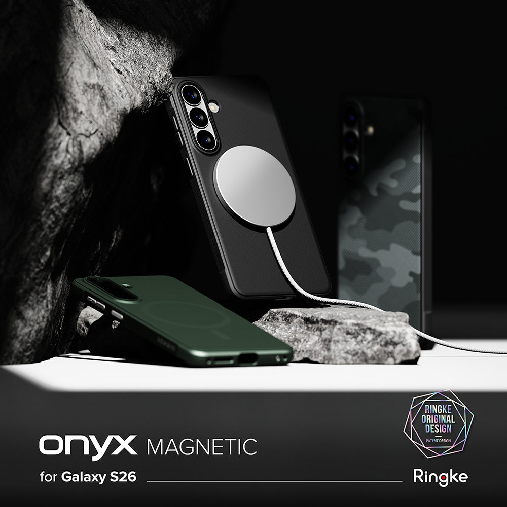 Θήκη MagSafe για Samsung Galaxy S26 S942, Ringke, Onyx, Σκούρο Πράσινο