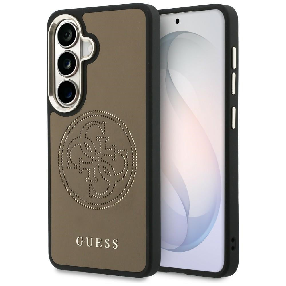 Θήκη MagSafe για Samsung Galaxy S26 S942, Guess, Perforated Logo, Καφέ