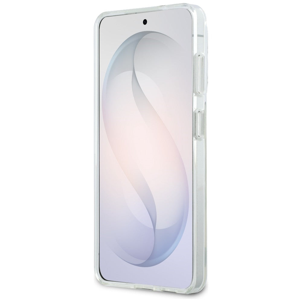 Θήκη MagSafe για Samsung Galaxy S26 S942, Karl Lagerfeld, IML Choupette Karl Script Logo, Λευκό