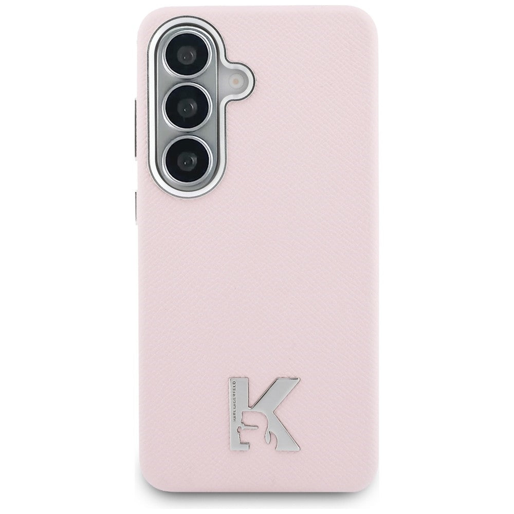 Θήκη MagSafe για Samsung Galaxy S26 S942, Karl Lagerfeld, Karl Head Logo, Ροζ