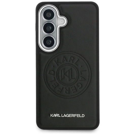 Θήκη MagSafe για Samsung Galaxy S26 S942, Karl Lagerfeld, Karl Round Point Logo, Μαύρη