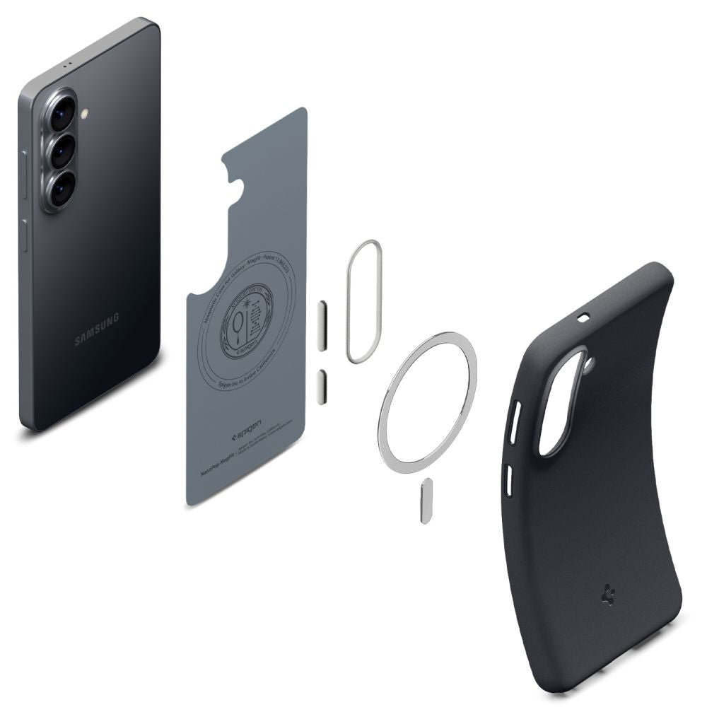 Θήκη MagSafe για Samsung Galaxy S26 S942, Spigen, Caseology Nano Pop, Μαύρη ACS11066