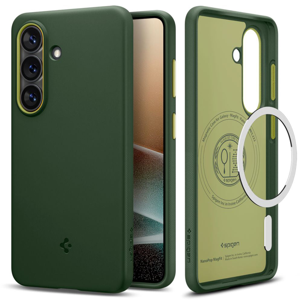 Θήκη MagSafe για Samsung Galaxy S26 S942, Spigen, Caseology Nano Pop, Πράσινο ACS11067