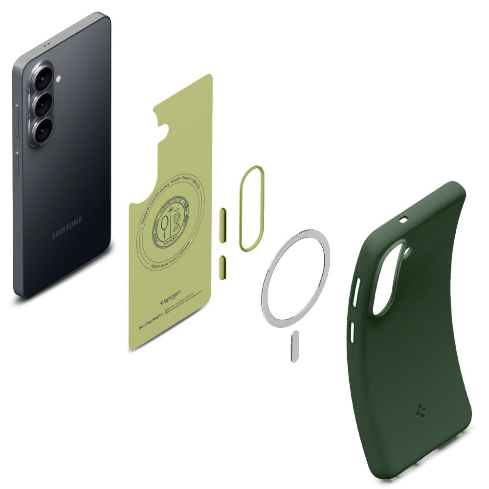 Θήκη MagSafe για Samsung Galaxy S26 S942, Spigen, Caseology Nano Pop, Πράσινο ACS11067