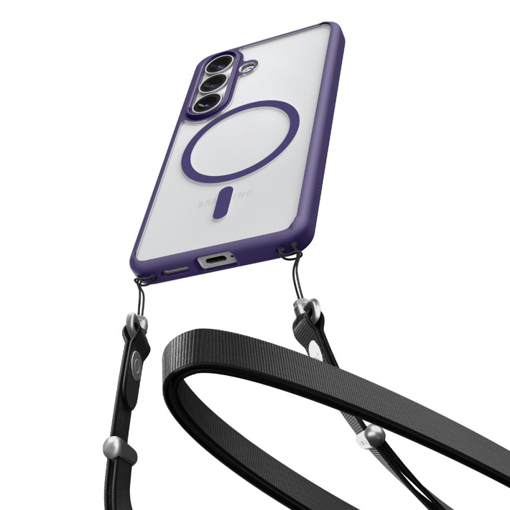 Θήκη MagSafe για Samsung Galaxy S26 S942, Spigen, Ultra Hybrid, Μωβ Σκούρο ACS11220