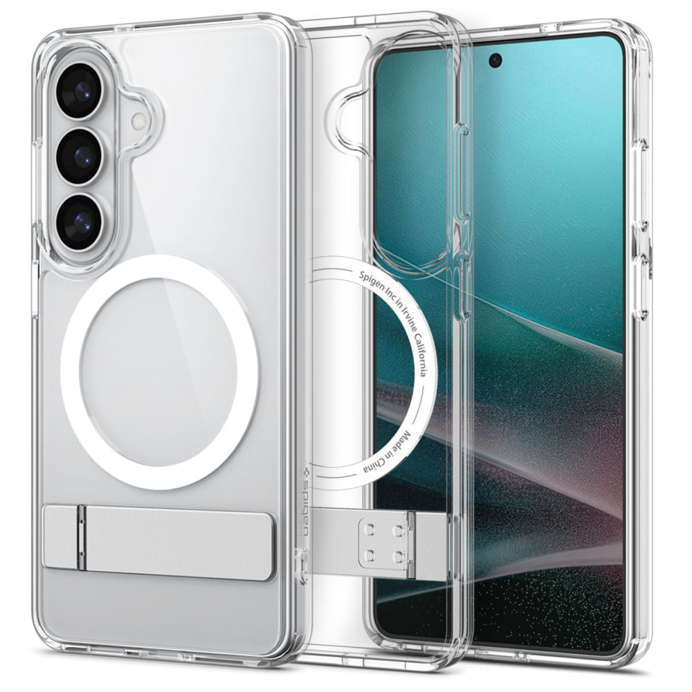 Θήκη MagSafe για Samsung Galaxy S26 S942, Spigen, Ultra Hybrid S, Διάφανη Λευκή ACS11061