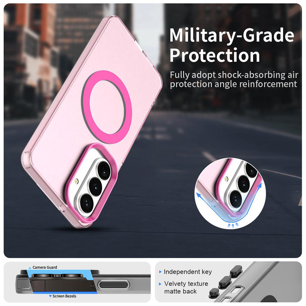 Θήκη MagSafe για Samsung Galaxy S26 S942, Techsuit, CandyCase, Ροζ