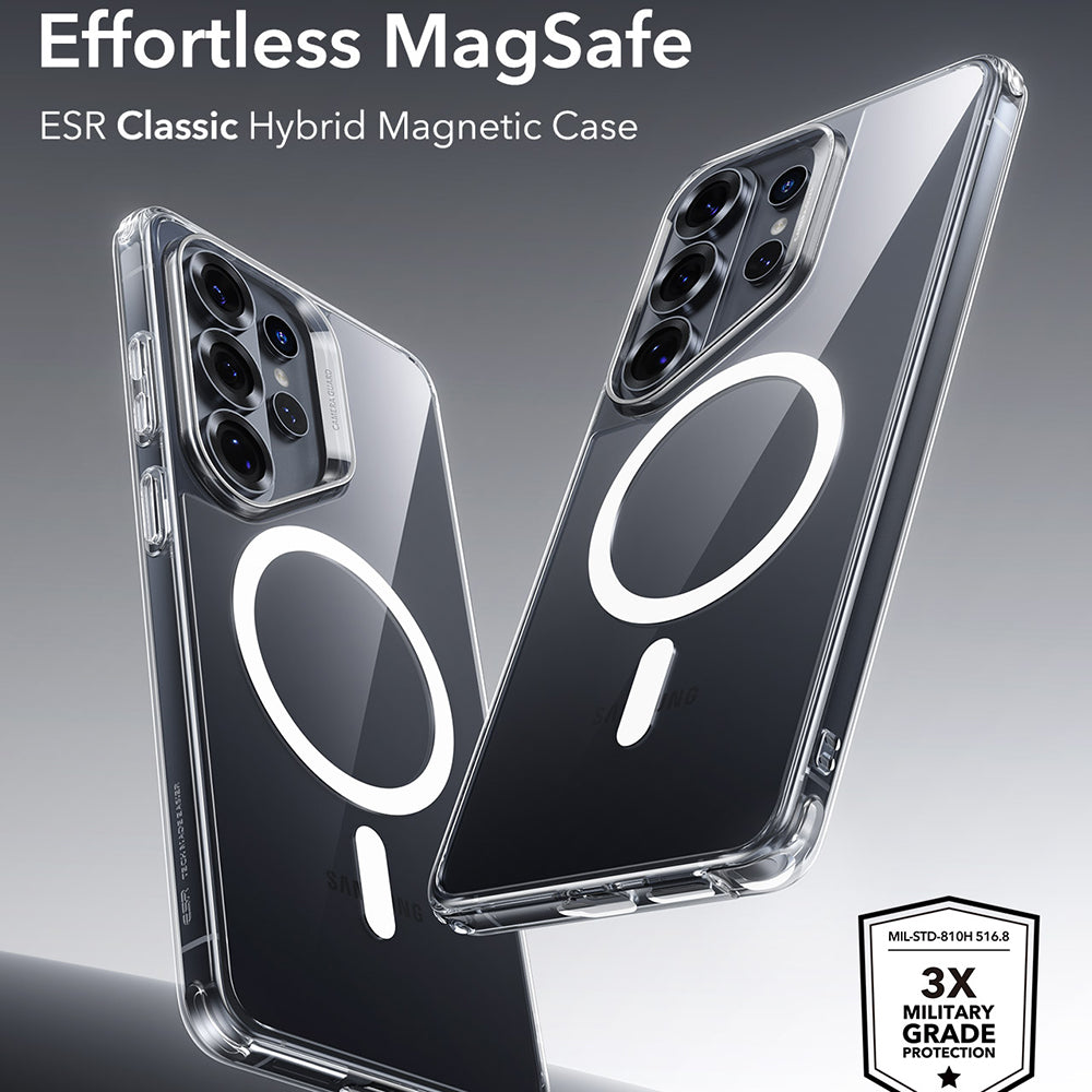 Θήκη MagSafe για Samsung Galaxy S26 Ultra S948, ESR, Classic Hybrid, Διάφανη