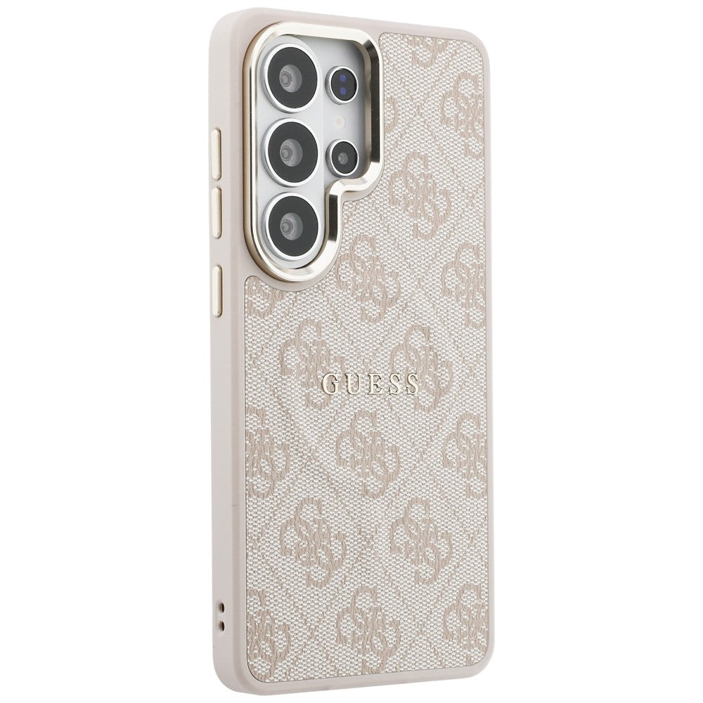 Θήκη MagSafe για Samsung Galaxy S26 Ultra S948, Guess, 4G Embossed Ring, Ροζ