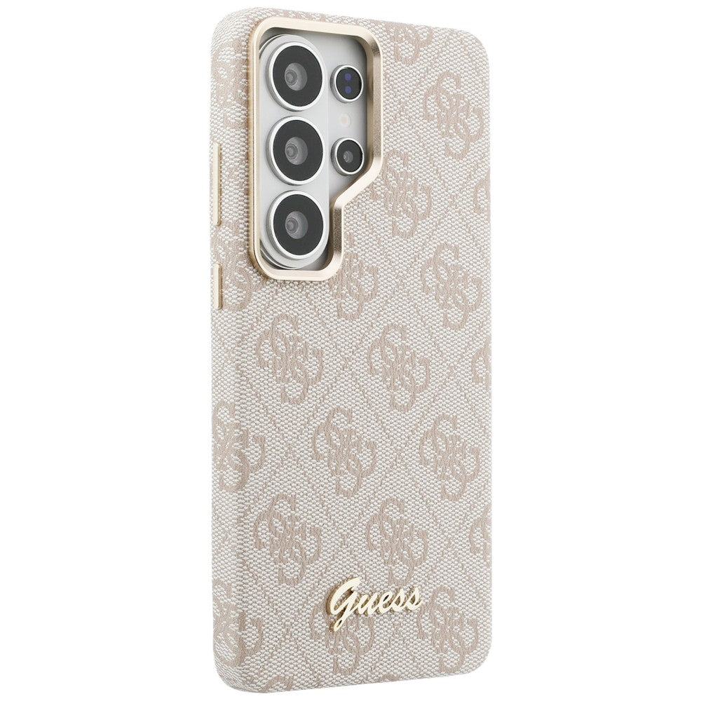 Θήκη MagSafe για Samsung Galaxy S26 Ultra S948, Guess, 4G Script Logo, Ροζ