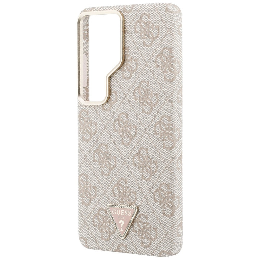 Θήκη MagSafe για Samsung Galaxy S26 Ultra S948, Guess, 4G Triangle Logo, Ροζ