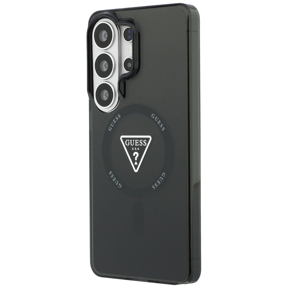 Θήκη MagSafe για Samsung Galaxy S26 Ultra S948, Guess, IML Gradient Triangle Logo, Μαύρη