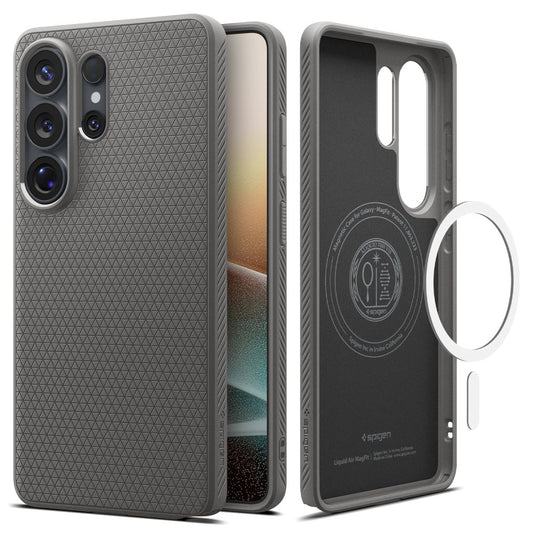 Θήκη MagSafe για Samsung Galaxy S26 Ultra S948, Spigen, Liquid Air, Γκρι ACS10675