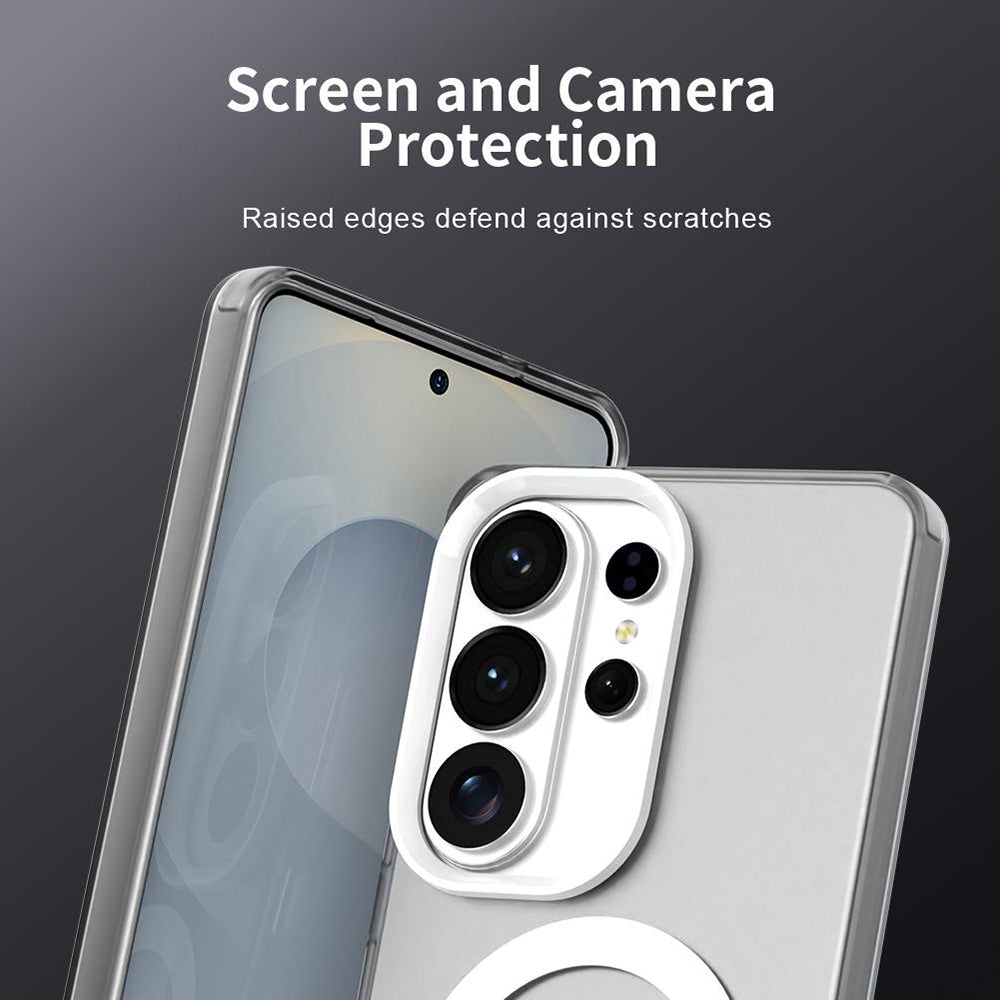 Θήκη MagSafe για Samsung Galaxy S26 Ultra, Techsuit, CandyCase, Λευκή