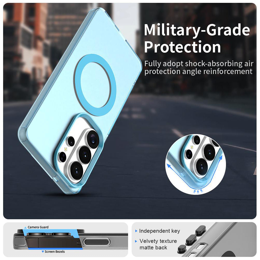 Θήκη MagSafe για Samsung Galaxy S26 Ultra S948, Techsuit, CandyCase, Μπλε