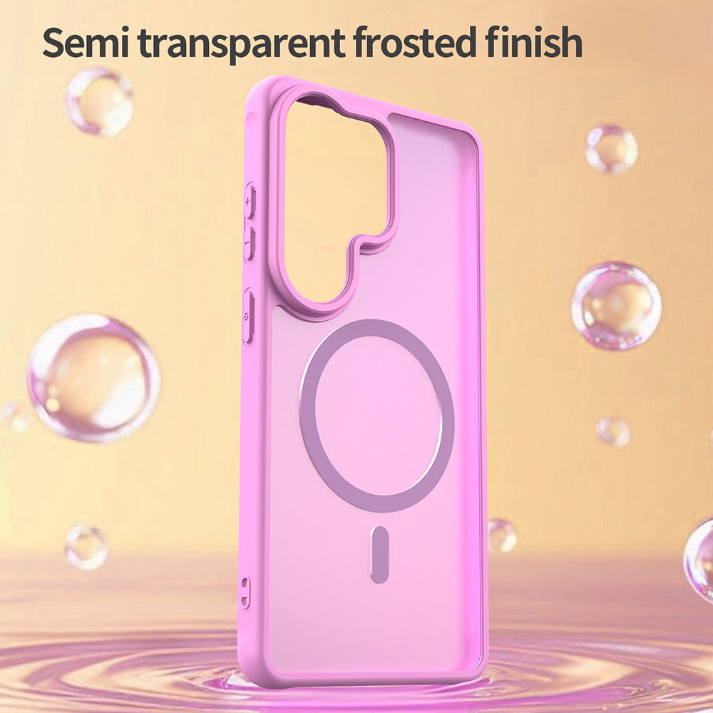 Θήκη MagSafe για Samsung Galaxy S26 Ultra S948, Techsuit, HaloFrost II, Ροζ