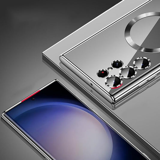 Θήκη MagSafe για Samsung Galaxy S26 Ultra, Techsuit, Luxury Crystal, Ροζ