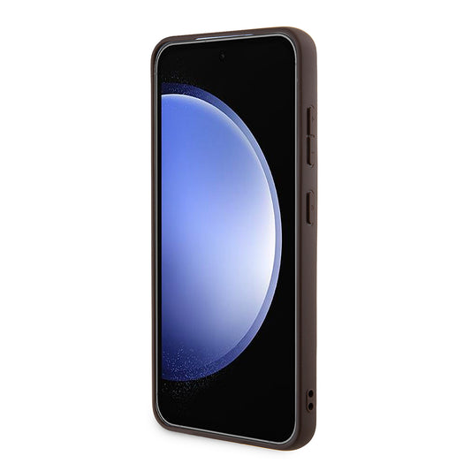 Θήκη MagSafe για Samsung Galaxy Z Flip7 F766, Guess, 4G Collection, Καφέ