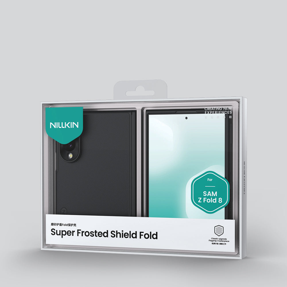 Θήκη MagSafe για Samsung Galaxy Z Fold8 F971, Nillkin, Super Frosted Shield, Μαύρο