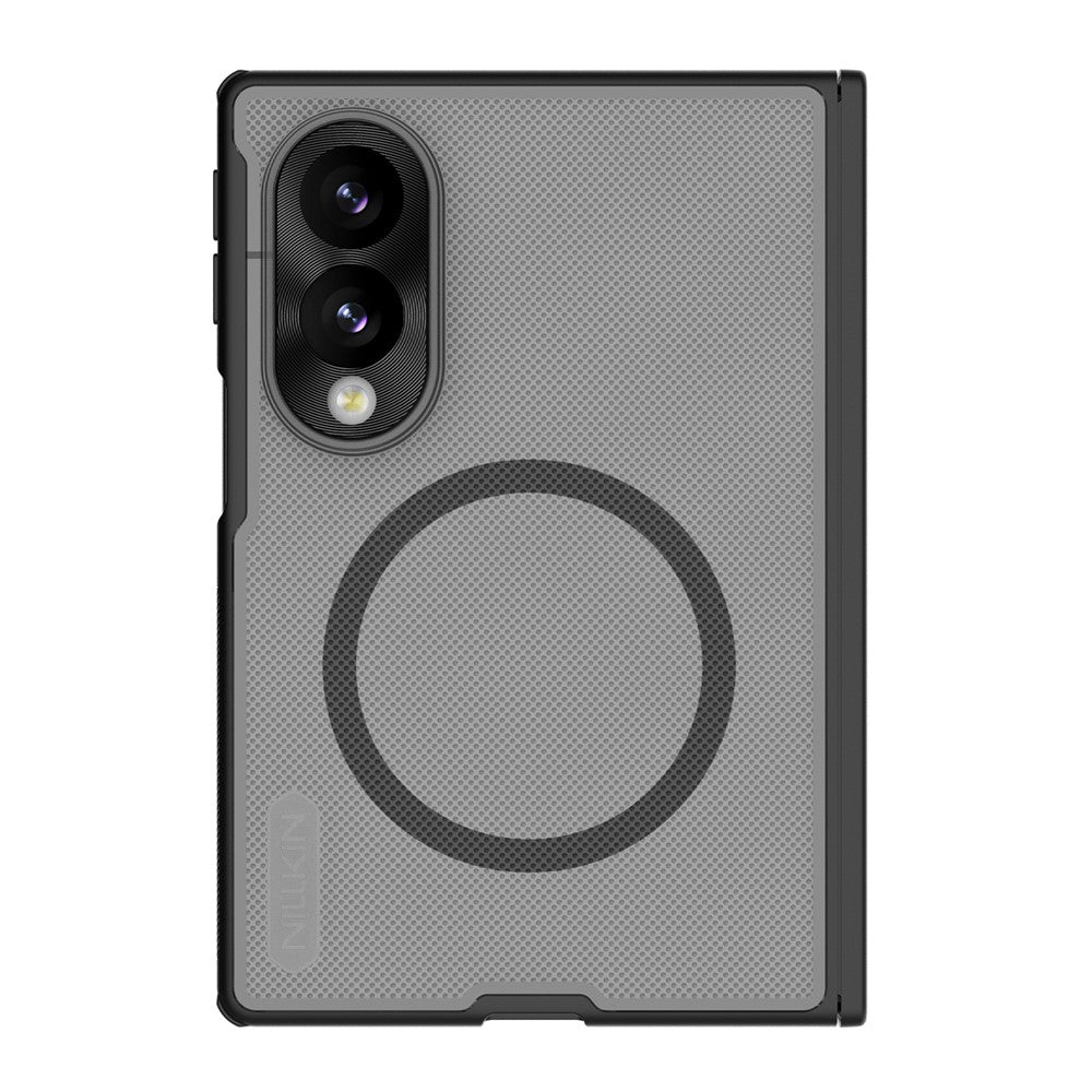 Θήκη MagSafe για Samsung Galaxy Z Fold8 F971, Nillkin, Super Frosted Shield, Μαύρη Διαφανής