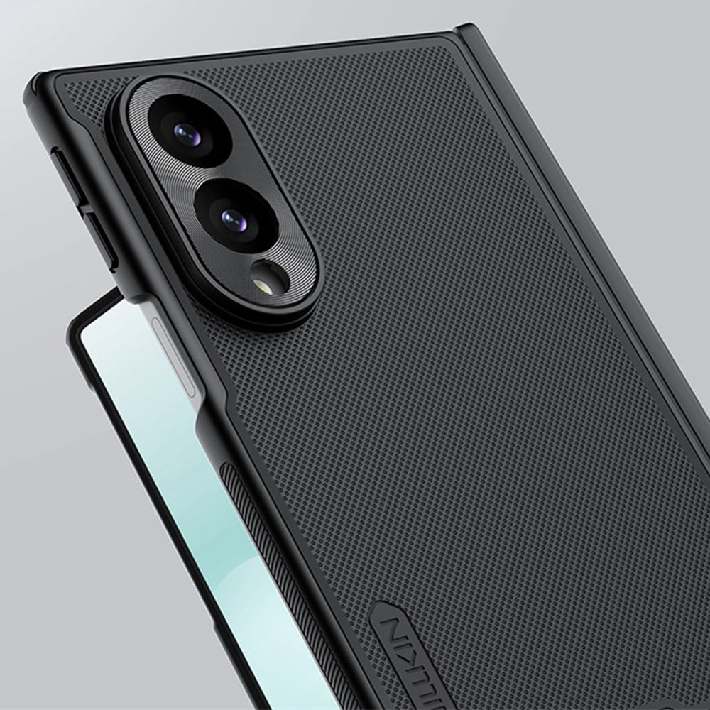 Θήκη MagSafe για Samsung Galaxy Z Fold8 F971, Nillkin, Super Frosted Shield, Μαύρη Διαφανής