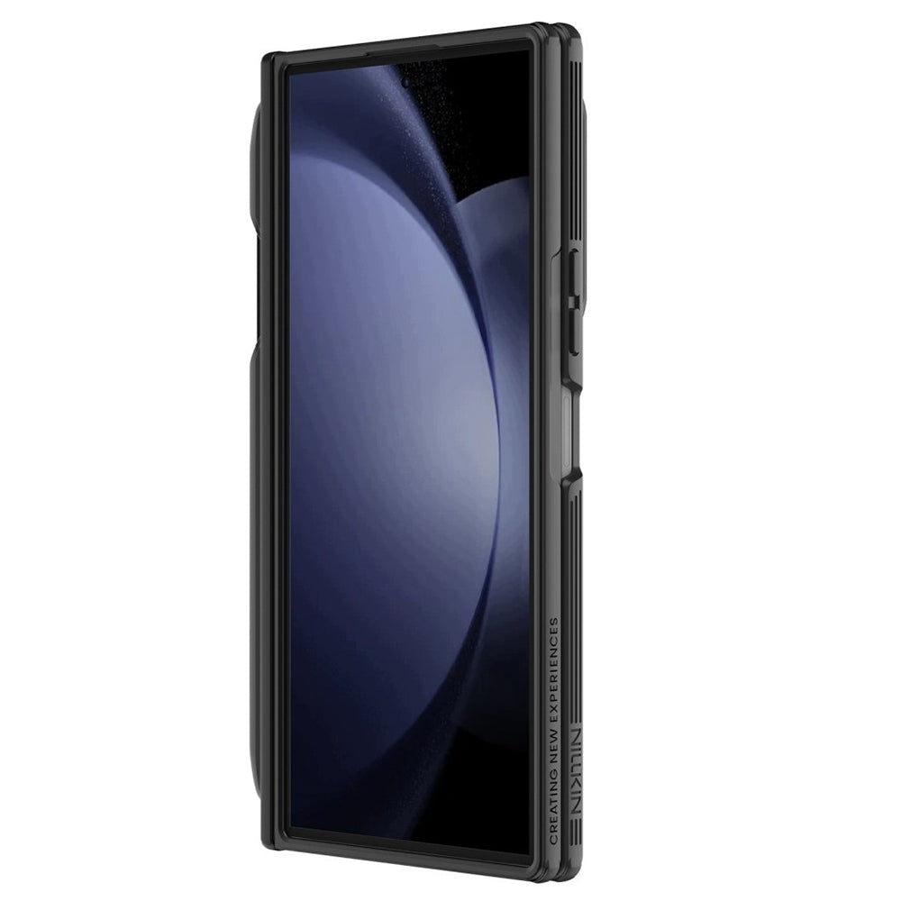 Θήκη MagSafe για Samsung Galaxy Z Fold8 Ultra F976, Nillkin, CamShield Pro με Διαφανές Κάλυμμα Φακού και Θήκη για S-Pen, Μαύρη Διαφανής