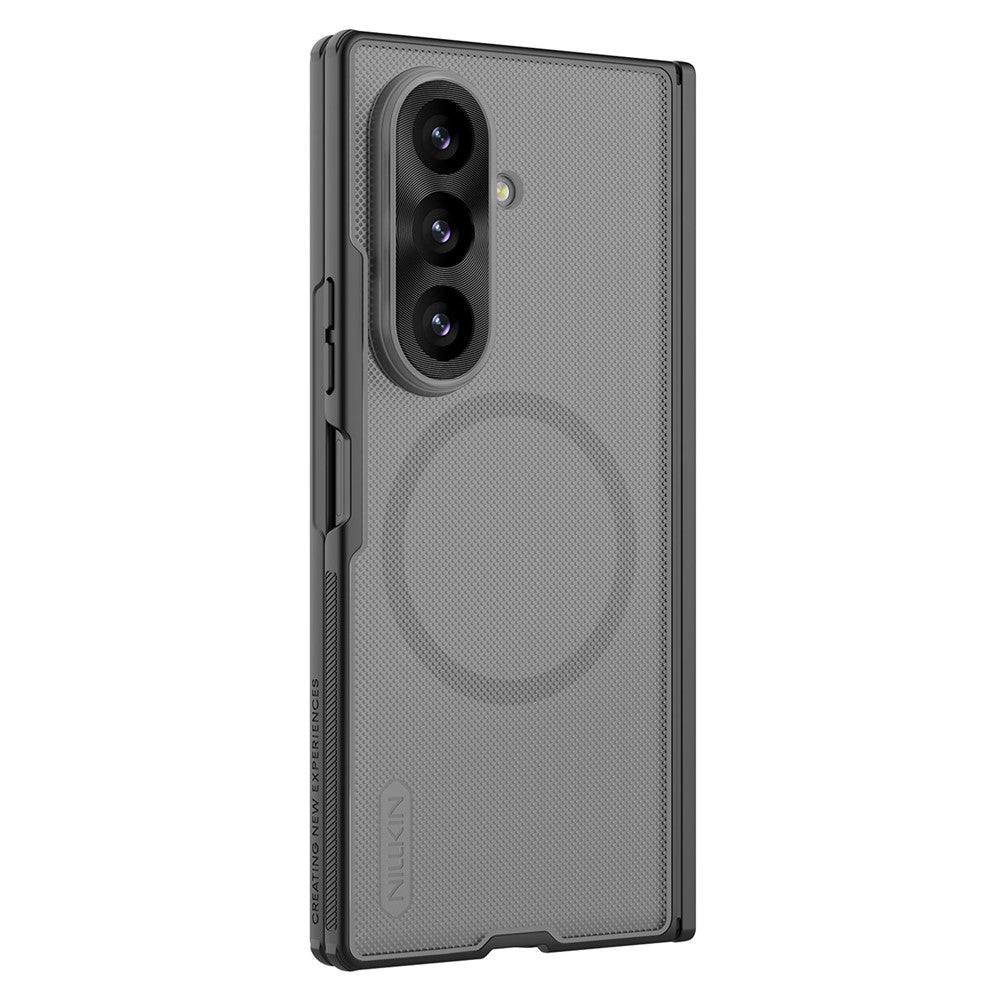 Θήκη MagSafe για Samsung Galaxy Z Fold8 Ultra F976, Nillkin, Super Frosted Shield, Μαύρη Διαφανής