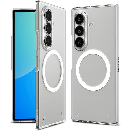 Θήκη MagSafe για Samsung Galaxy Z Fold8 Ultra F976, Spigen, Air Skin, Διαφανές Λευκό ACS11505