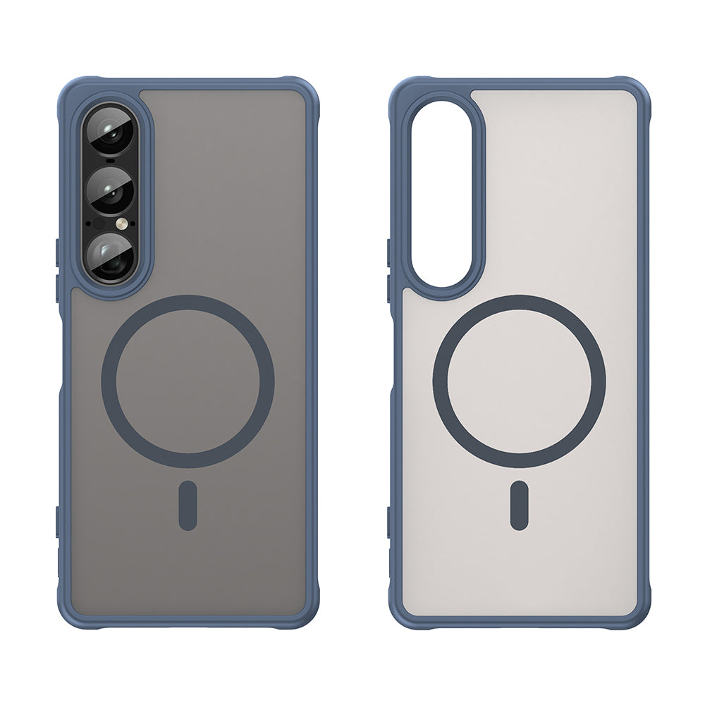 Θήκη MagSafe για Sony Xperia 1 VII, Techsuit, HaloFrost II, Μπλε Σκούρο