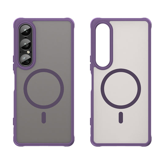 Θήκη MagSafe για Sony Xperia 1 VII, Techsuit, HaloFrost II, Μωβ